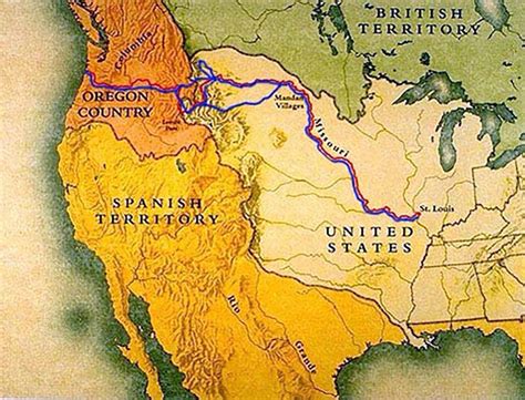 Lewis And Clark Expedition Map